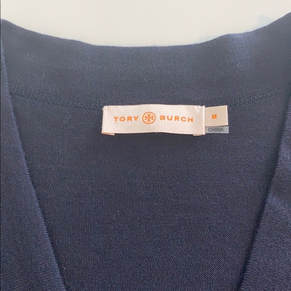 COPY - 2x Tory Burch Cardigans Navy and Teal - Picture 3 of 3